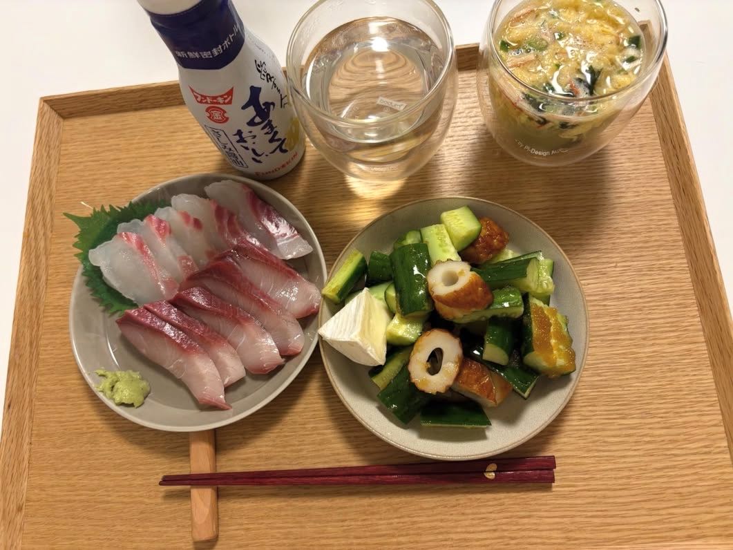 30歳独身女の晩ごはん🍚
何点ですか？